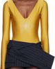 Pushbutton Pushbutton Gold Star Point Bodysuit - 1