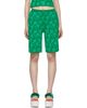 Pushbutton Pushbutton Green Polyester Shorts - 1