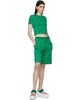 Pushbutton Pushbutton Green Polyester Shorts - 4