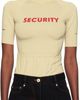 Pushbutton Pushbutton Yellow 'Security' Pocket Top - 1