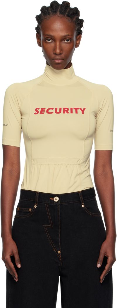 Pushbutton Pushbutton Yellow 'Security' Pocket Top