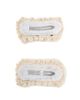 Puttisu Puttisu 2pc Hand-Crocheted Floral Clip Set - 3