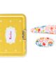 Puttisu Puttisu 2pc Mixed Shape Clip Set - Floral - 1