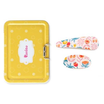Puttisu Puttisu 2pc Mixed Shape Clip Set - Floral