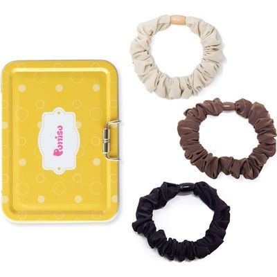 Puttisu Puttisu 3pc Bead Core Elastic Scrunchie Set