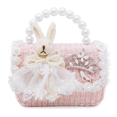 Puttisu Puttisu Bunny Royale Pearl Tweed Handbag