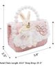 Puttisu Puttisu Bunny Royale Pearl Tweed Handbag - 3