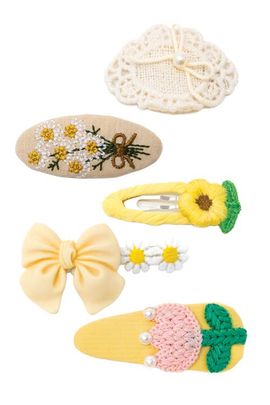 Puttisu Puttisu Garden Blossom Hair Clip Set of 5