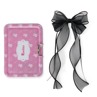 Puttisu Puttisu Organza Double Ribbon Clip Gift Set with Tin Case