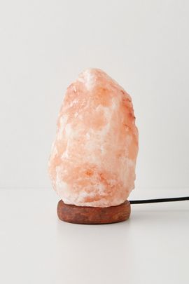 Q & A Supply Q & A Supply Color Changing Himalayan Salt Lamp in Peach at Urban Outfitters