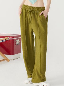 QUAFE TERRY 2-WAY JOGGER PANTS [GREEN]