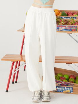 QUAFE TERRY 2-WAY JOGGER PANTS [WHITE]