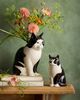 Quail Ceramics Barney Cat Vase - 1