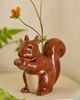 Quail Ceramics Squirrel Bud Vase - 1