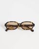 Quay Australia Quay could never slim rectangular sunglasses in yellow tort with tan lens - 3