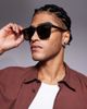 Quay Australia Quay unplugged square sunglasses in black polarized - 1