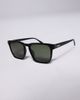 Quay Australia Quay unplugged square sunglasses in black polarized - 2