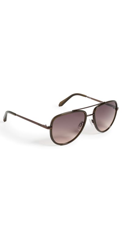 Quay Quay All In Medium Sunglasses Olive/Dark Fawn One