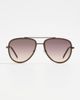 Quay Quay All In Medium Sunglasses Olive/Dark Fawn One - 2