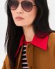 Quay Quay All In Medium Sunglasses Olive/Dark Fawn One - 3