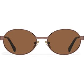 QUAY QUAY Anyways 56mm Round Sunglasses