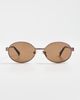 Quay Quay Anyways Sunglasses Chocolate/Brown One - 2