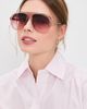 Quay Quay Chart Topper Sunglasses Doe/Rouge Glow One - 3