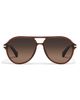 QUAY QUAY Day One 59mm Polarized Gradient Aviator Sunglasses - 1