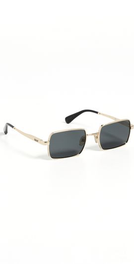Quay Quay DND Sunglasses Gold/Smoke One