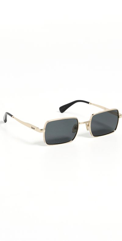 Quay Quay DND Sunglasses Gold/Smoke One