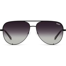 QUAY QUAY High Key Extra Large 64mm Polarized Aviator Sunglasses