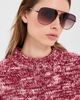 Quay Quay High Key Extra Large Sunglasses Garnet/Dark Fawn One - 3