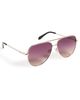 Quay Quay High Key Extra Large Sunglasses Gold/Iris Do One - 1