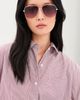 Quay Quay High Key Extra Large Sunglasses Gold/Iris Do One - 3