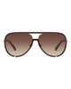 QUAY QUAY High Profile 60mm Polarized Aviator Sunglasses - 1