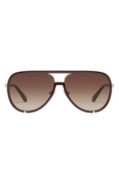 QUAY QUAY High Profile 60mm Polarized Aviator Sunglasses