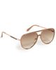 Quay Quay High Profile Sunglasses Camel/Sepia One - 1