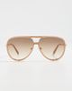 Quay Quay High Profile Sunglasses Camel/Sepia One - 2