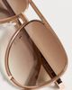 Quay Quay High Profile Sunglasses Camel/Sepia One - 5