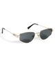 Quay Quay Hit Single Sunglasses Gold/Smoke One - 1