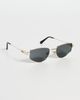 Quay Quay Hit Single Sunglasses Gold/Smoke One - 4