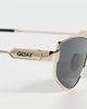 Quay Quay Hit Single Sunglasses Gold/Smoke One - 5
