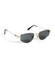 Quay Quay Hit Single Sunglasses Gold/Smoke One - 6