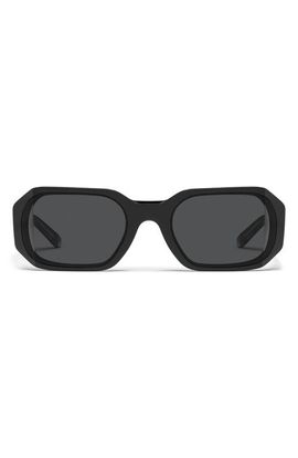 QUAY QUAY Hyped Up Gem 57mm Square Sunglasses