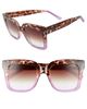 QUAY QUAY Icy 52mm Gradient Square Sunglasses - 1