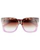 QUAY QUAY Icy 52mm Gradient Square Sunglasses - 3