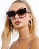 QUAY QUAY Icy 52mm Gradient Square Sunglasses - 4
