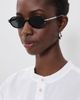 Quay Quay Nevermind Sunglasses Black/Smoke One - 3