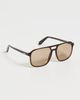 Quay Quay On The Fly Sunglasses Dark Brown/Tan One - 4
