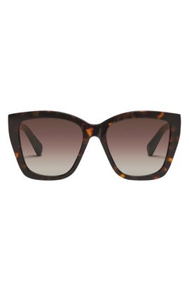 QUAY QUAY See Ya 56mm Gradient Square Sunglasses